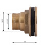 Врізка Thermo Alliance Standart 1 1/2" в бак SD40040