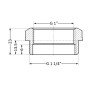 Футорка Thermo Alliance Standart 1 1/4"х1" ЗВ SD4233225