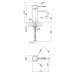 Змішувач для раковини Qtap Scorpio QTSCOR1050105B Black Matt