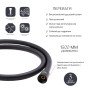Шланг для ручного душу Qtap Hadice 1200 мм QTHADPVC120B Black Matt