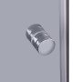 Душова кабіна Lidz Latwa SC80x80.SAT.HIGH.GR, скло тоноване 4 мм без піддона