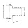 Штуцер Thermo Alliance Standart 20х3/4" ЗР SD4272020