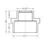 Ніпель Thermo Alliance Standart 1"х1/2" ЗР SD4082515