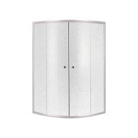 Душевая кабина Lidz Latwa SC90x90.SAT.HIGH.FR, стекло Frost 4 мм без поддона