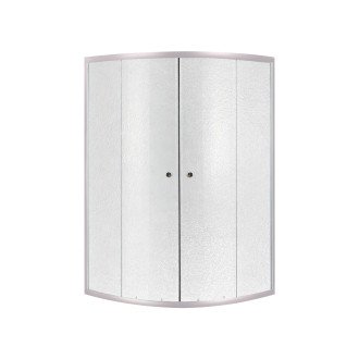 Душова кабіна Lidz Latwa SC90x90.SAT.HIGH.FR, скло Frost 4 мм без піддона