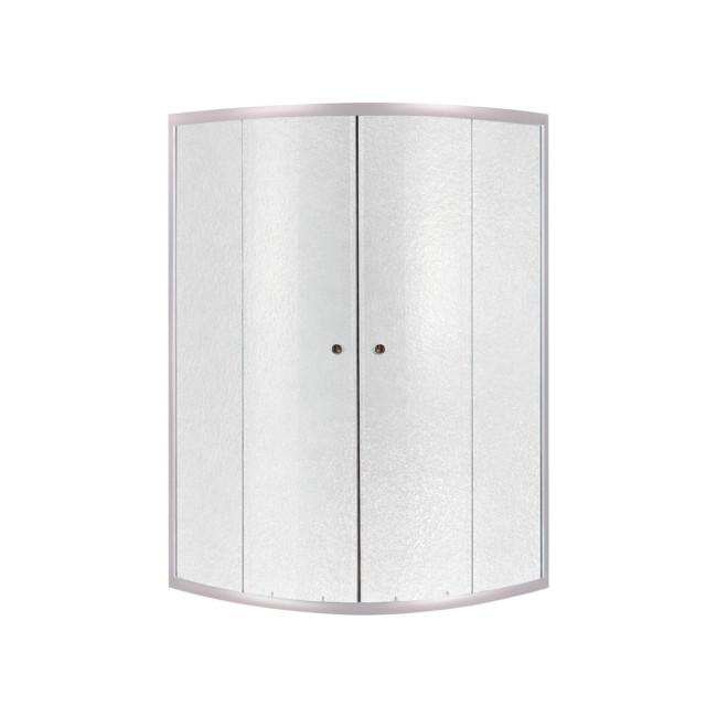 Душова кабіна Lidz Latwa SC90x90.SAT.HIGH.FR, скло Frost 4 мм без піддона