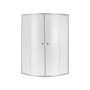 Душова кабіна Lidz Latwa SC90x90.SAT.HIGH.FR, скло Frost 4 мм без піддона