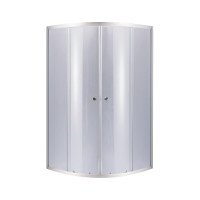 Душова кабіна Lidz Latwa SC90x90.SAT.MID.GR, скло тоноване 4 мм без піддона