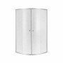 Душова кабіна Lidz Latwa SC90x90.SAT.MID.FR, скло Frost 4 мм без піддона