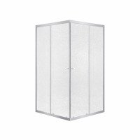 Душова кабіна Lidz Wawel SC80x80.SAT.LOW.FR, скло Frost 4 мм без піддона