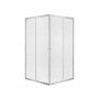 Душова кабіна Lidz Wawel SC80x80.SAT.LOW.FR, скло Frost 4 мм без піддона