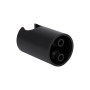 Тримач для ручного душу Qtap Spojeni округлий QT829910842854OB Black Matt