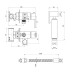 Набор для гигиенического душа Qtap Inspai-Varius прямоугольный QT259710842859NB Black Matt