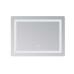 Дзеркало Lidz Kubis (KU2) 800х600 з LED-підсвічуванням Touch, з антизапотіванням, з димером, рег. яскравості LD78LF904806048446