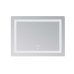 Дзеркало Lidz Kubis (KU2) 800х600 з LED-підсвічуванням Touch, з антизапотіванням, з димером, рег. яскравості LD78LF904806048446