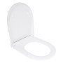 Qtap Сидіння для унітаза (Robin 490, Scorpio 490) 430x363x60 мм, White, з мікроліфтом, Slim Duroplast, MagLock QTSC179W48915