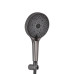 Змішувач для ванни Qtap Slavonice (з душовим гарнітуром) QTSLV259GMB48035 Gunmetal Black PVD