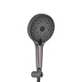 Змішувач для ванни Qtap Slavonice (з душовим гарнітуром) QTSLV259GMB48035 Gunmetal Black PVD
