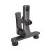 Смеситель для ванны Qtap Slavonice (c душевым гарнитуром) QTSLV259GMB48035 Gunmetal Black PVD