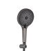 Смеситель для ванны Qtap Slavonice (c душевым гарнитуром) QTSLV259GMB48035 Gunmetal Black PVD
