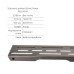Комплект Qtap Taurus FD700 (PVD) Линейный трап из нержавеющей стали с сухим затвором 700 мм