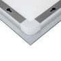 Дзеркало Qtap Mideya (DC-F613) 700х500 з LED-підсвічуванням Touch, з антизапотіванням, димером QT2078NCF7050W
