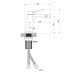 Смеситель для биде  Qtap Arvin QTARV255CRM48642 Chrome