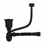 Lidz Handmade H5050HB Мийка для кухні інтегрована Decor Black PVD Honeycomb 2,5/0,5 мм LDH5050BDECPVD48369