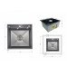 Lidz Handmade H5050HB Мойка для кухни интегрированная Decor Black PVD Honeycomb 2,5/0,5 мм LDH5050BDECPVD48369