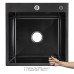 Lidz Handmade H5050HB Мойка для кухни интегрированная Decor Black PVD Honeycomb 2,5/0,5 мм LDH5050BDECPVD48369