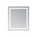 Дзеркало Lidz Kubis 700х800 з LED-підсвічуванням Touch, з антизапотіванням, з димером, рег. яскравості LD78LF904708048447
