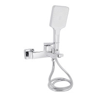 Смеситель для ванны Qtap Nando с душевым гарнитуром QTNAN259CRM48651 Chrome