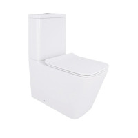 Унітаз підлоговий Qtap Crow Eco безобідковий з сідінням Soft-close QTCRO27W48750