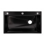 Lidz Handmade H7545B Мийка для кухні інтегрована Decor Black PVD Honeycomb 3,0/1,0 мм LDH7545BDECPVD48373