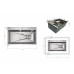 Lidz Handmade H7545 Мийка для кухні інтегрована Decor Honeycomb 3,0/1,0 мм LDH7545DEC48372