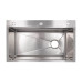 Lidz Handmade H7545 Мийка для кухні інтегрована Decor Honeycomb 3,0/1,0 мм LDH7545DEC48372