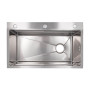 Lidz Handmade H7545 Мийка для кухні інтегрована Decor Honeycomb 3,0/1,0 мм LDH7545DEC48372