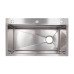 Lidz Handmade H7545 Мийка для кухні інтегрована Decor Honeycomb 3,0/1,0 мм LDH7545DEC48372