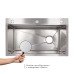 Lidz Handmade H7545 Мийка для кухні інтегрована Decor Honeycomb 3,0/1,0 мм LDH7545DEC48372