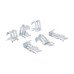 Lidz Handmade H7545 Мийка для кухні інтегрована Decor Honeycomb 3,0/1,0 мм LDH7545DEC48372