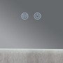 Дзеркало Qtap Taurus (TA1) 800×600 мм з LED-підсвічуванням Touch, з антизапотіванням, з димером, рег. темп. кольору (3000-6500K) QTTAU8006004895