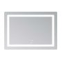 Дзеркало Lidz Kubis (KU2) 1000х800 з LED-підсвічуванням Touch, з антизапотіванням, з димером, рег. яскравості LD78LF6141008048450
