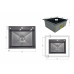 Lidz Handmade H6050HB Мийка для кухні інтегрована Decor Black PVD Honeycomb 2,5/0,5 мм LDH6050BDECPVD48371