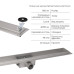Комплект Qtap Taurus FD800 (BLA) Линейный трап из нержавеющей стали с сухим затвором 800 мм