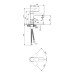 Смеситель латунный для раковины Lidz Orion 001F (k25) LDORI001FCRM48091 Chrome
