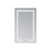 Дзеркало Lidz Kubis (KU2) 500х800 з LED-підсвічуванням Touch, з антизапотіванням, з димером, рег. яскравості LD78LF936508048448