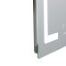 Дзеркало Lidz Kubis (KU2) 500х800 з LED-підсвічуванням Touch, з антизапотіванням, з димером, рег. яскравості LD78LF936508048448