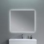 Дзеркало Qtap Taurus (TA2) 800×700 мм з LED-підсвічуванням Touch, з антизапотіванням, з димером, рег. темп. кольору (3000-6500K) QTTAU70070048955