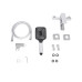 Смеситель для ванны Qtap Capricorn с душевым гарнитуром Chrome (k35) QTCAP3060102C48222
