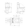 Унітаз підлоговий Qtap Crow Eco безобідковий з сідінням Soft-close QTCRO27W48750